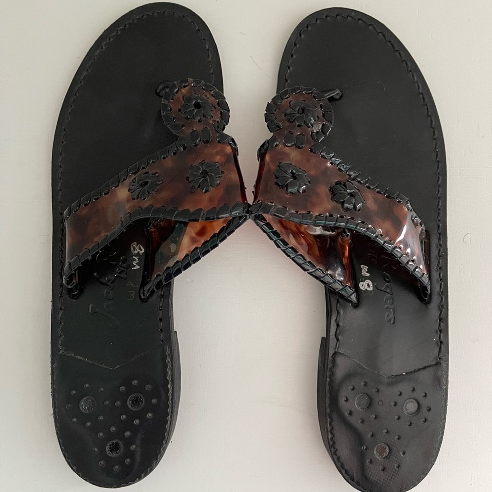 Jack Rogers tortoise sandals